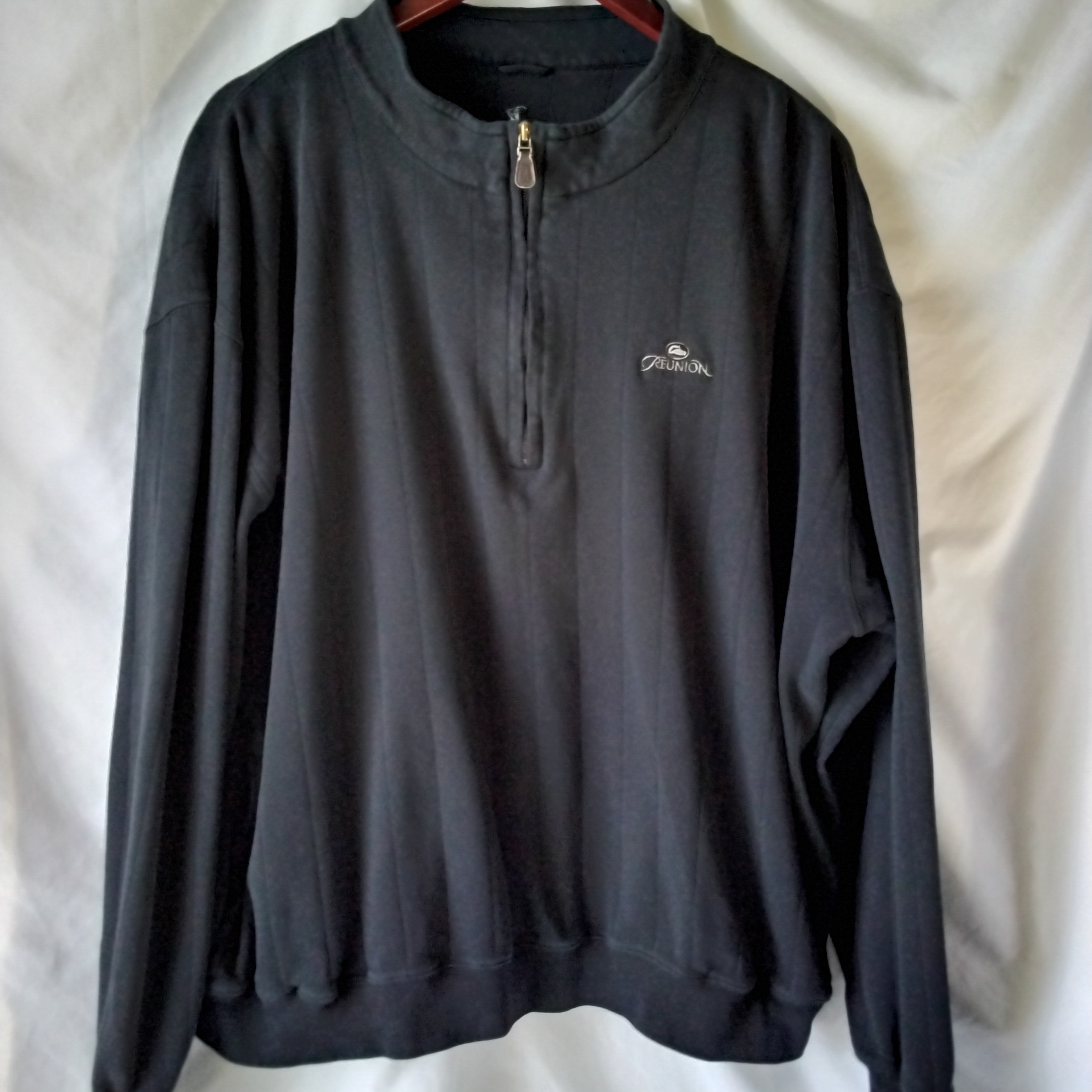 Men's Black Zip-Up Sweater